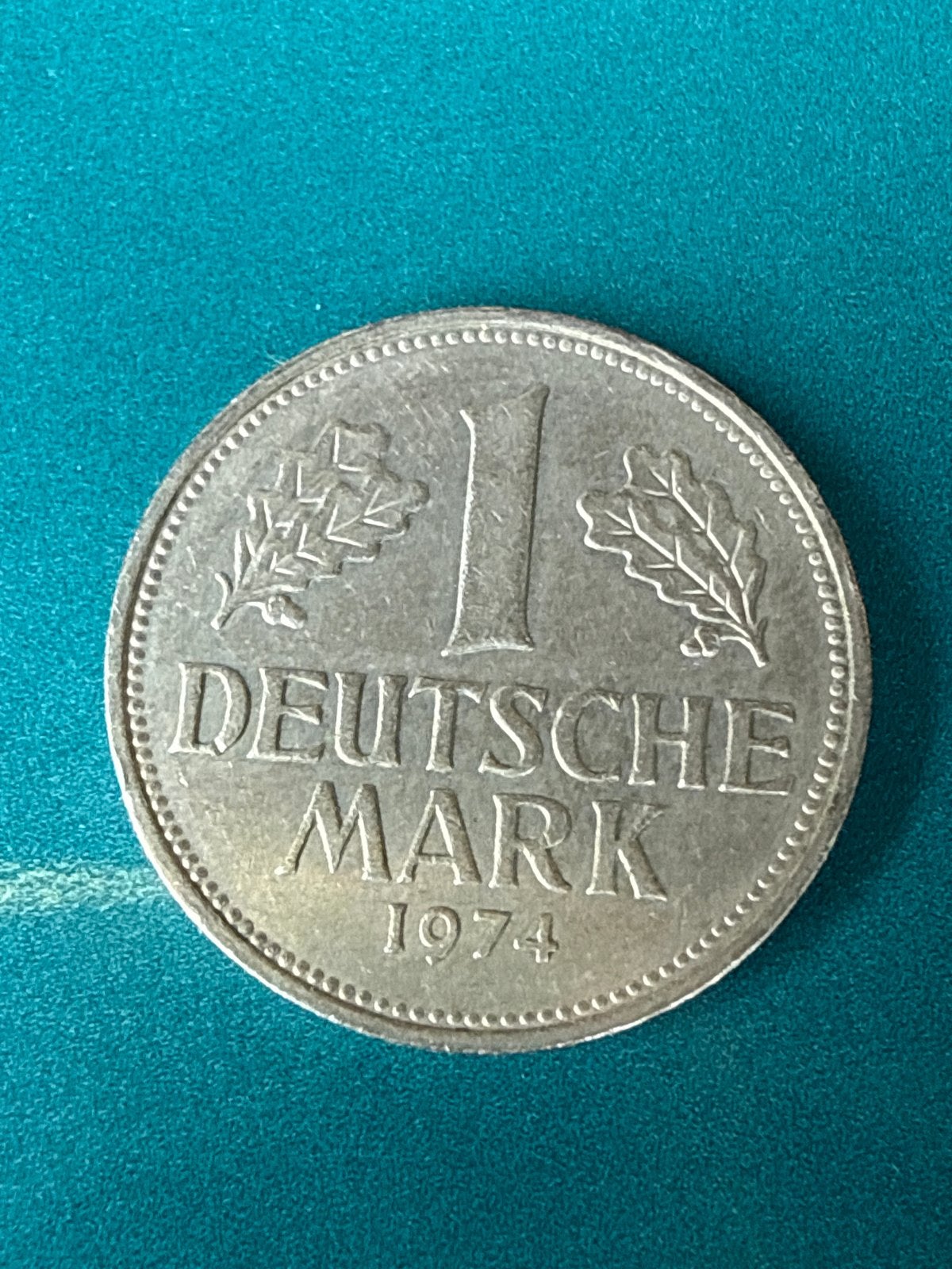 1 Duitse Mark 1974 - Bundesrepublik Deutschland, Ophalen of Verzenden, Duitsland, Losse munt