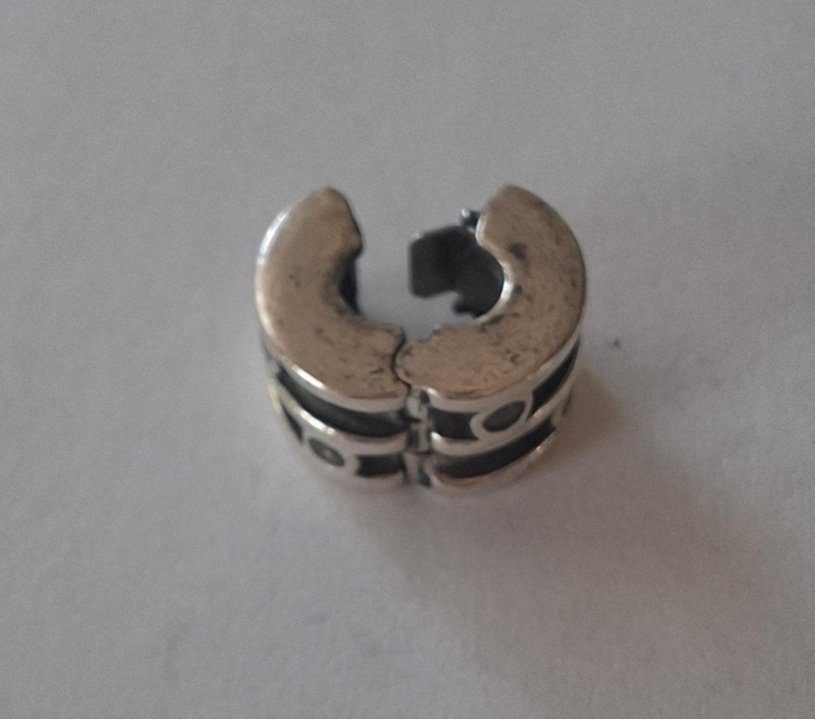 Pandora bedel clip/stopper, Pandora, Ophalen of Verzenden, Zo goed als nieuw, 1 bedel