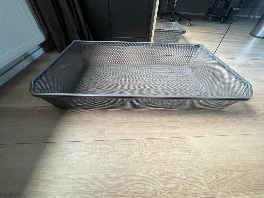 Metalen mand, ikea komplement, Ophalen, Gebruikt, Overige materialen