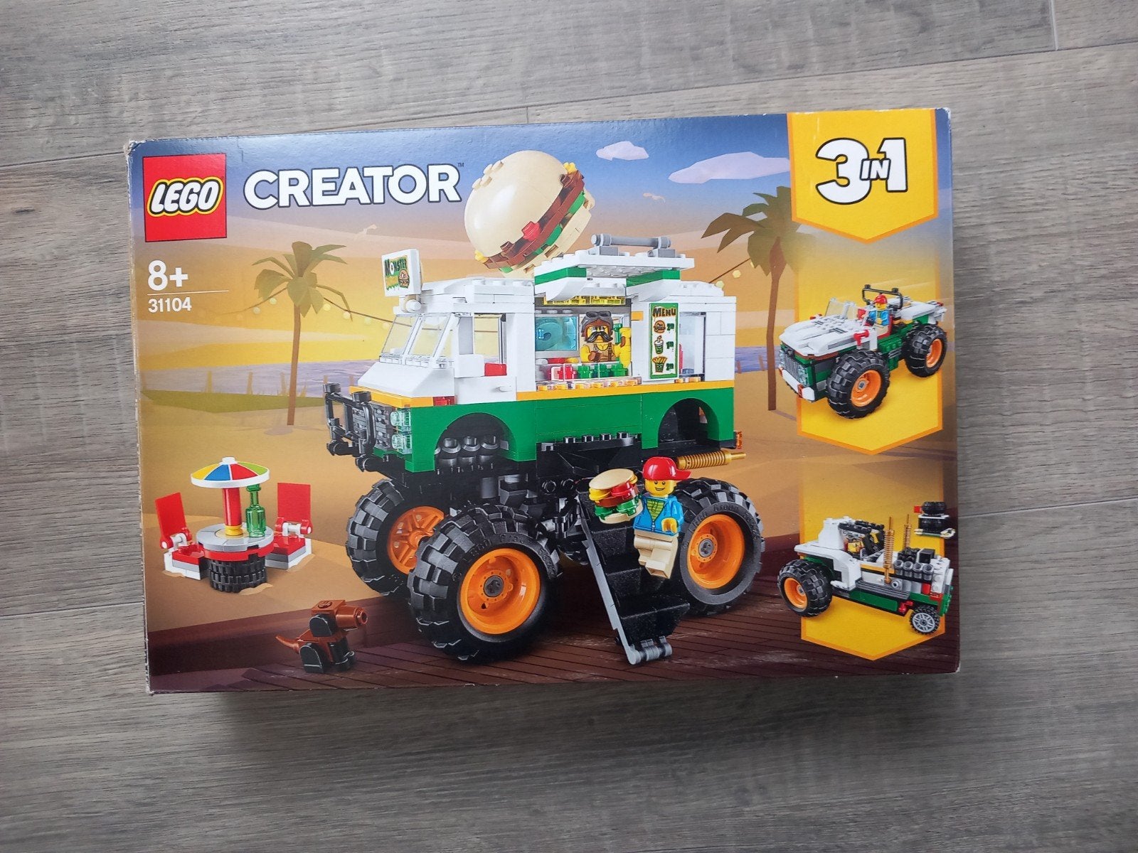 Lego 31104 creator 3 in 1 hamburger monstertruck, Compleet, Gebruikt, Lego, Ophalen of Verzenden