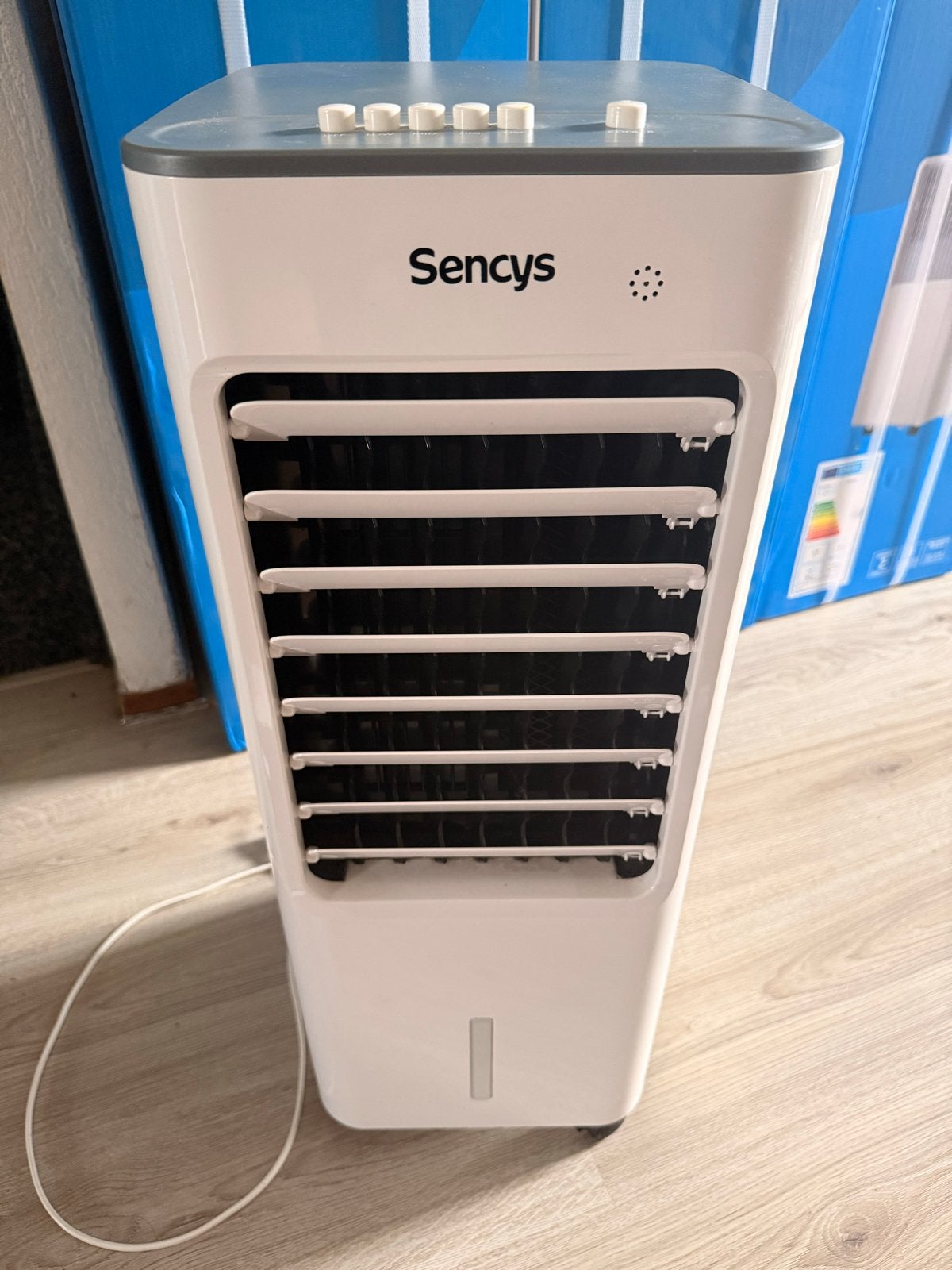 NIEUW SENCYS Mobiele Airco - Met Koelelementen, Ophalen, Gebruikt, Minder dan 60 m³, 3 snelheden of meer