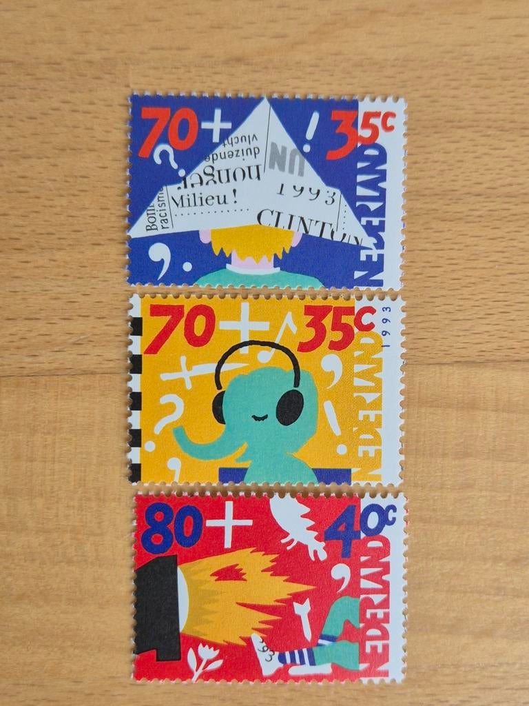 Nederland 1993 kinderpostzegels, Postzegels en Munten, Postzegels | Nederland, Postfris, Na 1940, Ophalen of Verzenden
