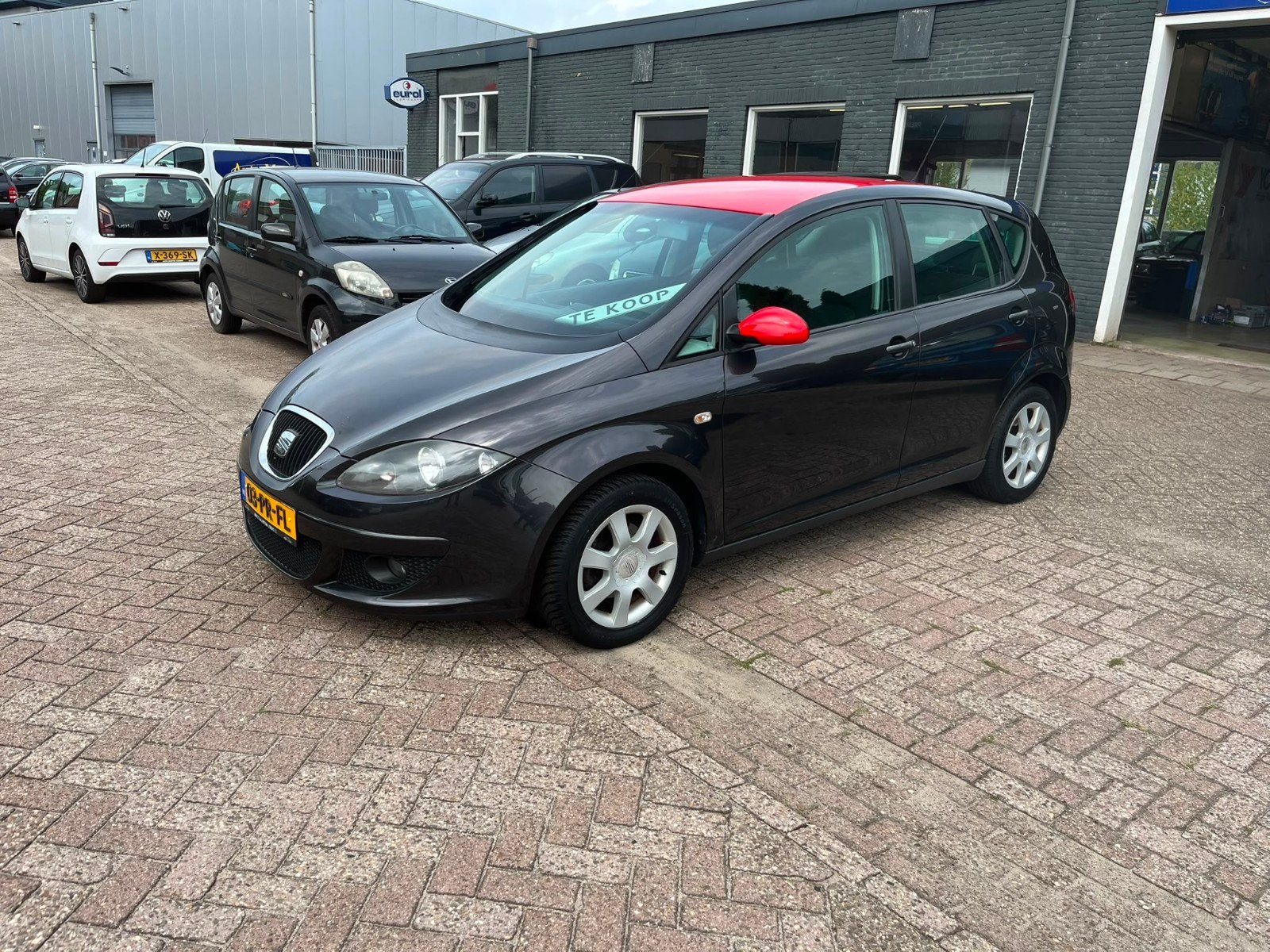 Seat Altea 1.6 75KW 2004 Zwart Airco APK, 1295 kg, 4 cilinders, Zwart, Cruise Control