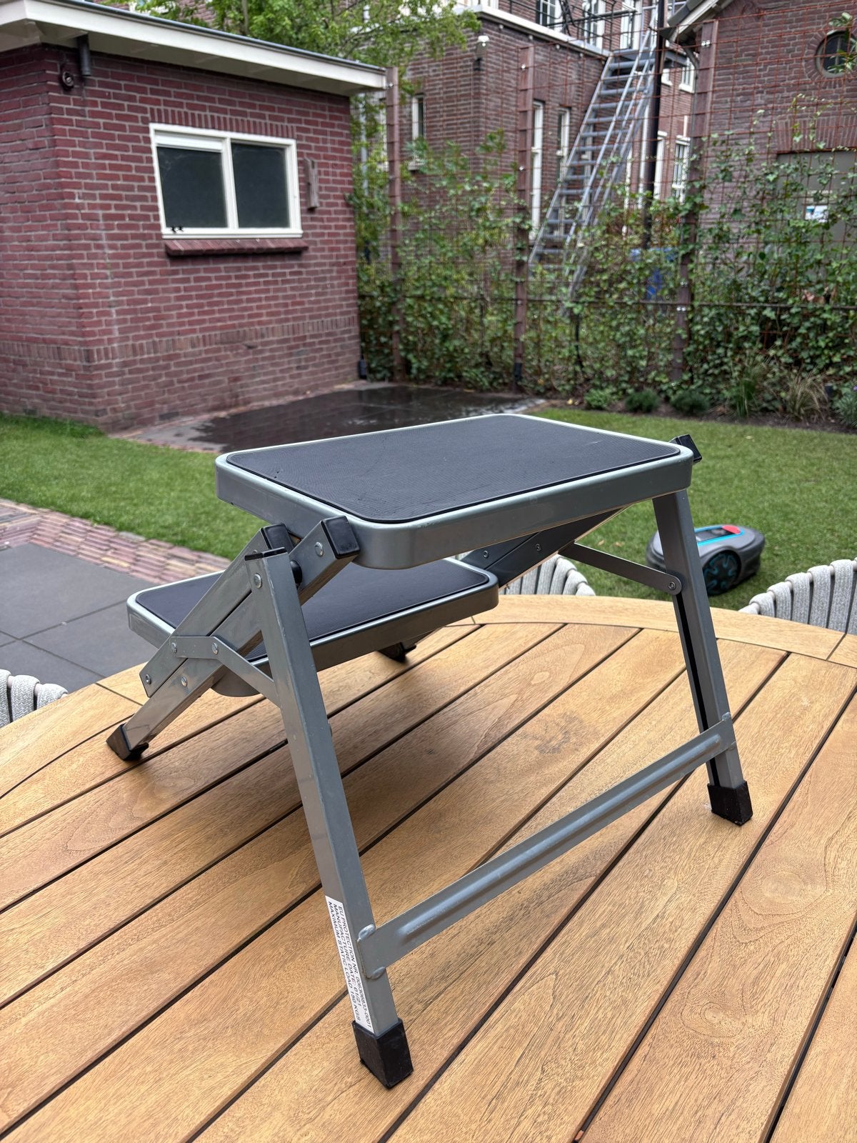 Opvouwbaar caravan trapje met 2 treden - Handig en compact, Caravans en Kamperen, Ophalen of Verzenden, Zo goed als nieuw