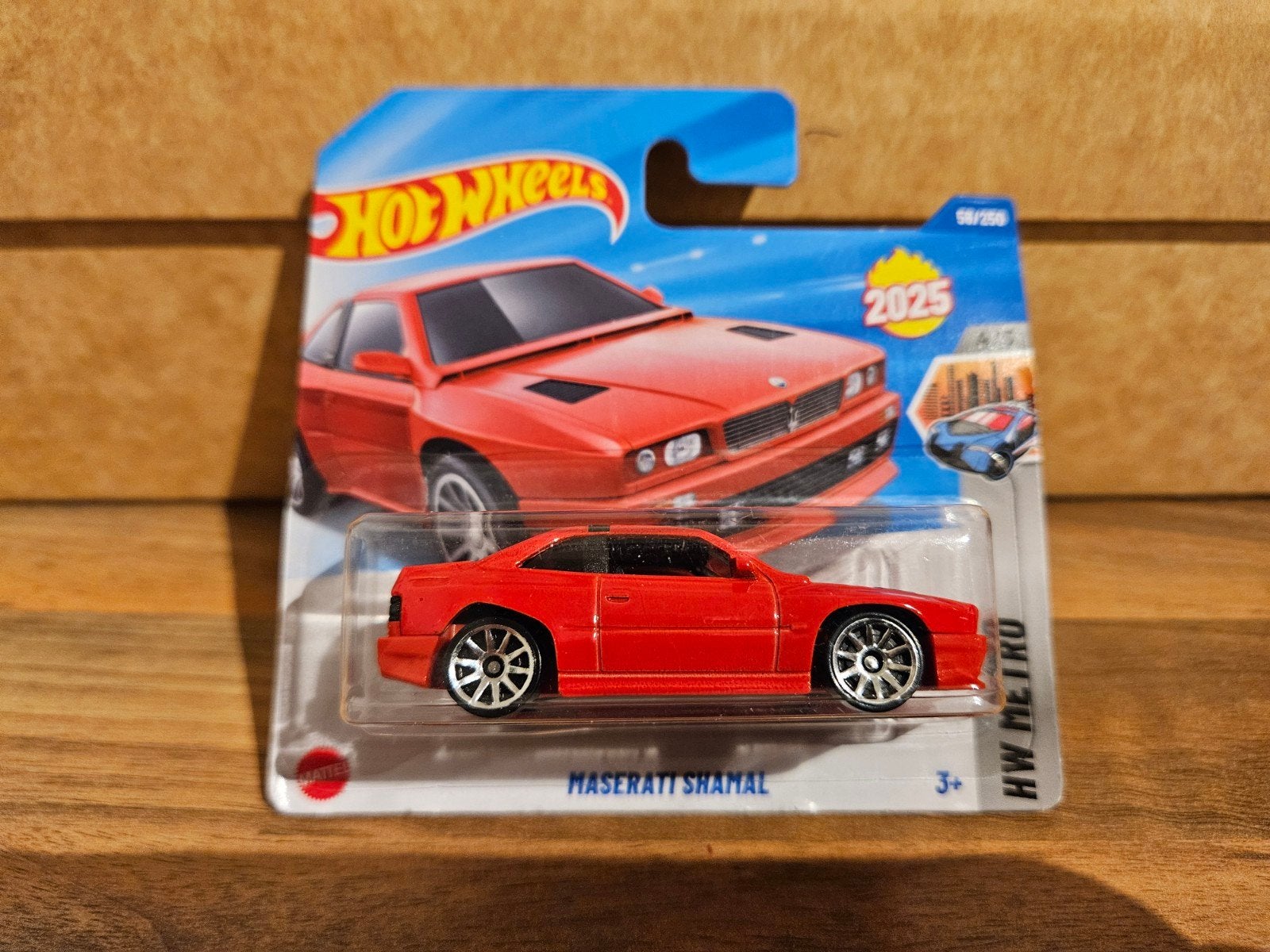 Hotwheels Hot Wheels Maserati Shamal Rood in OVP, Hobby en Vrije tijd, Modelauto's | Overige schalen, Zo goed als nieuw, Auto