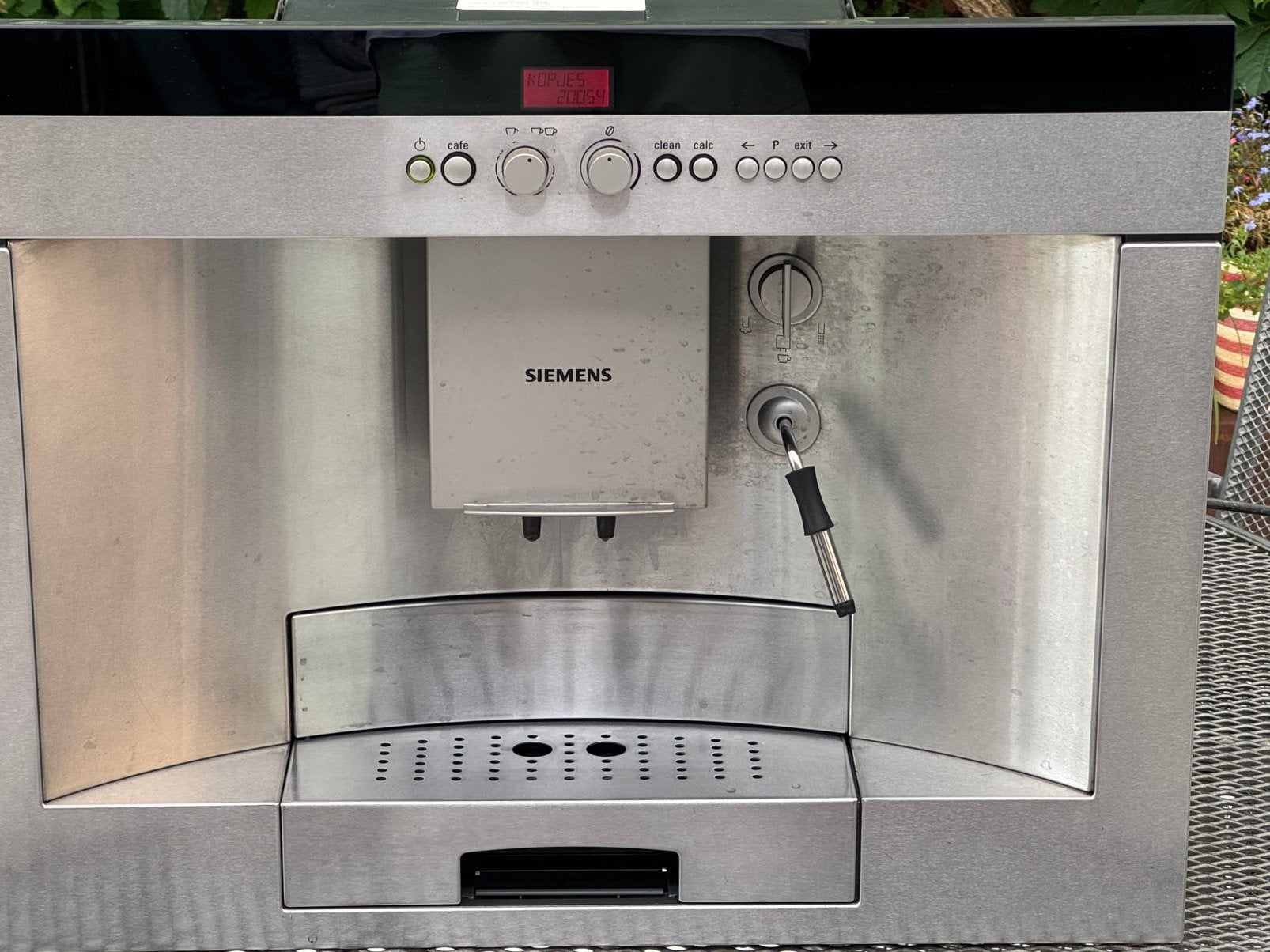 Siemens Inbouw Koffiemachine met Geleide Rails, Witgoed en Apparatuur, Koffiezetapparaten, Ophalen, Afneembaar waterreservoir