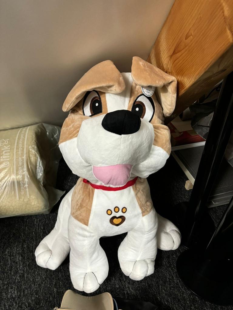 Knuffel hond, Ophalen, Nieuw, Hond, Middelgroot (20 tot 80 cm)