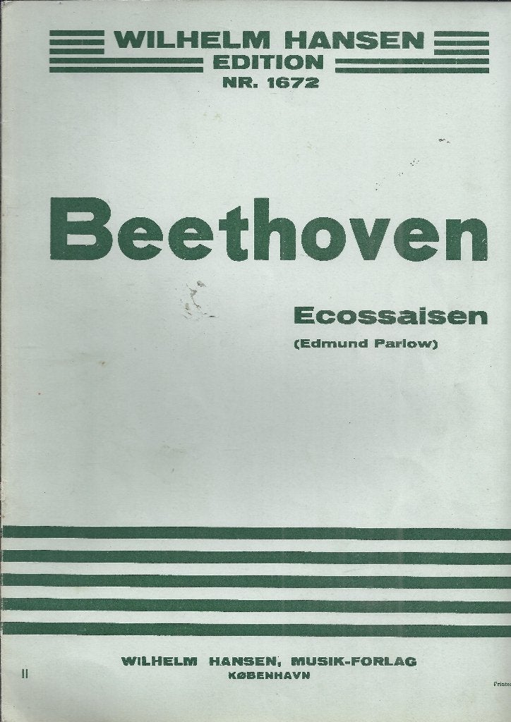 Bo974 bladmuziek beethoven wilhelm hansen, Ophalen of Verzenden, Gebruikt, Artiest of Componist, Klassiek