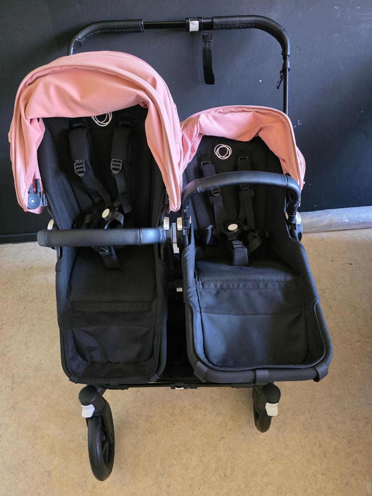 Bugaboo Donkey 5 Duo kinderwagen met accessoires, Gebruikt, Ophalen, Kinderwagen, Duowagen
