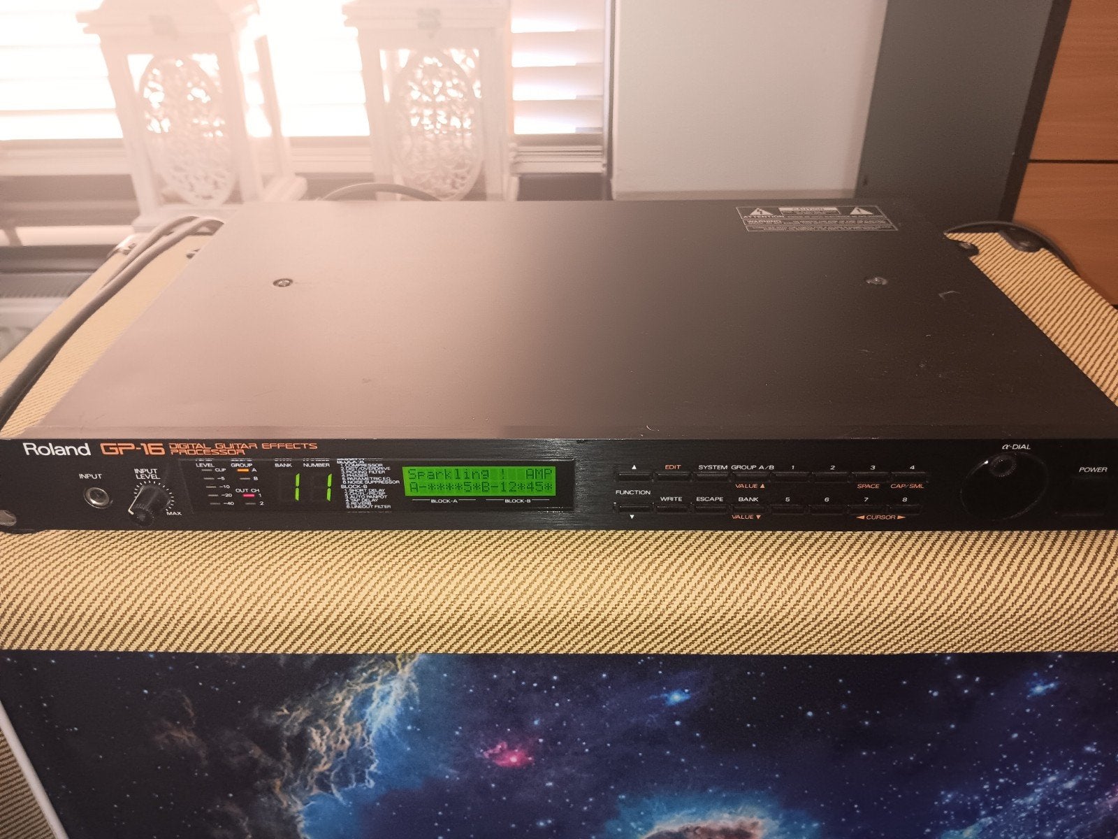 Roland GP-16 Digital Gitaar Effecten Processor + FC-100mkII, Ophalen of Verzenden, Zo goed als nieuw, Multi-effect