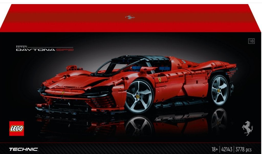 LEGO Technic 42143 Ferrari Daytona SP3, Ophalen, Lego, Zo goed als nieuw, Complete set