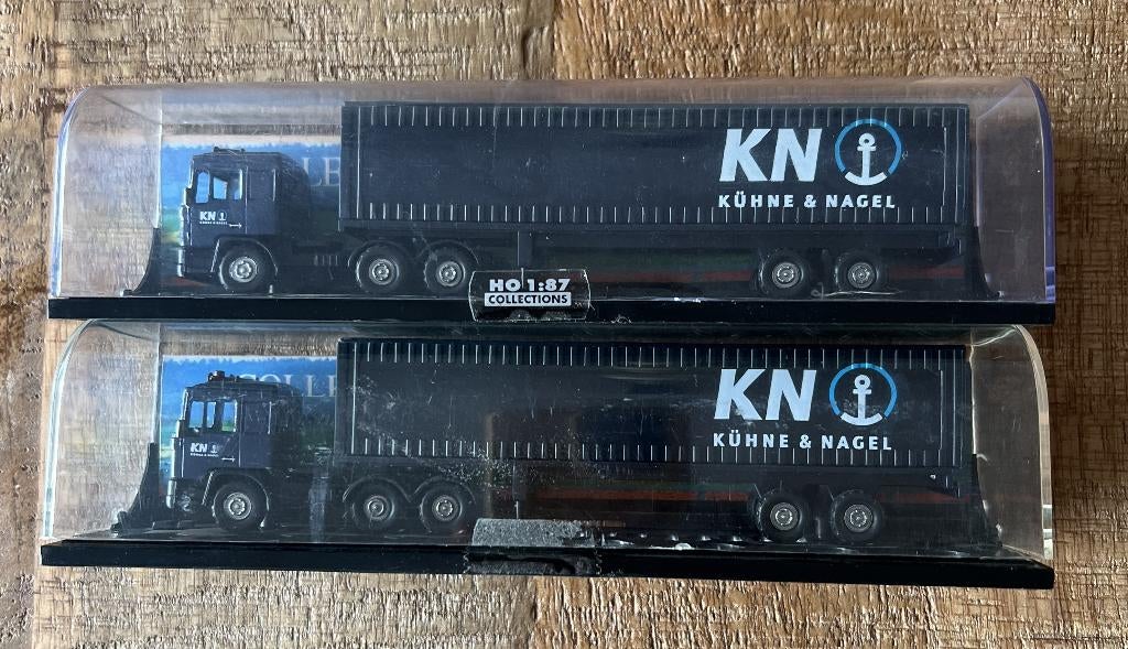 2 st. Kühne & Nagel truck 1:87 Smart Toys 1998, Ophalen of Verzenden, Nieuw, Bus of Vrachtwagen, Overige merken
