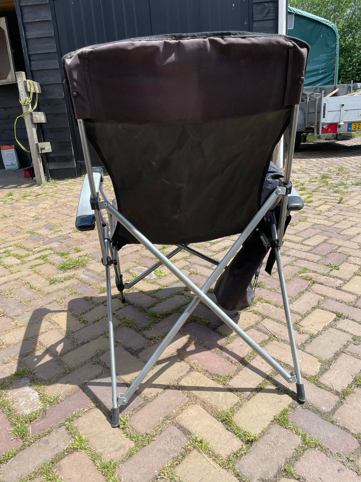 Vrijbuiter Campingstoel - Comfortabel en Opvouwbaar, Caravans en Kamperen, Ophalen, Gebruikt