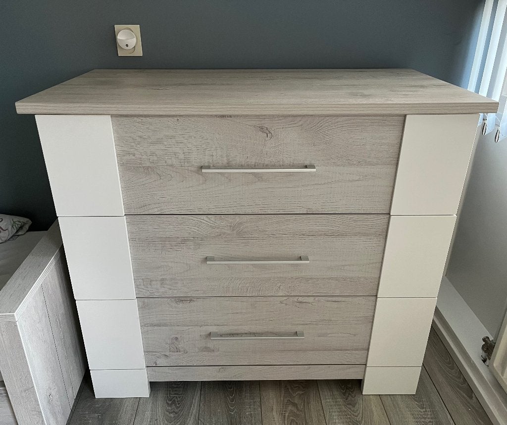 Commode met plank Interbaby Arizona, Kinderen en Baby's, Kinderkamer | Commodes en Kasten, Ophalen, Gebruikt, 50 tot 70 cm, 100 cm of meer