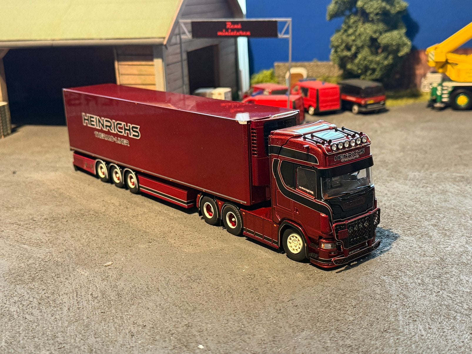 Tekno heinrich scania, Hobby en Vrije tijd, Tekno, Zo goed als nieuw, Tekno, Bus of Vrachtwagen