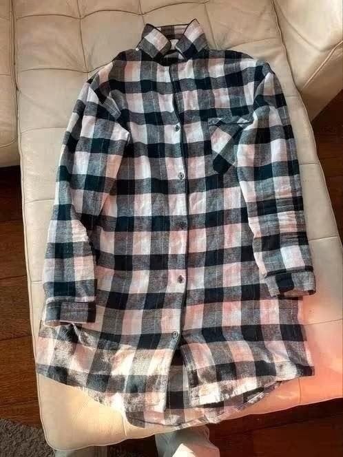 Geruit nachthemd roze maat S, Ophalen of Verzenden, Roze, Nachtkleding