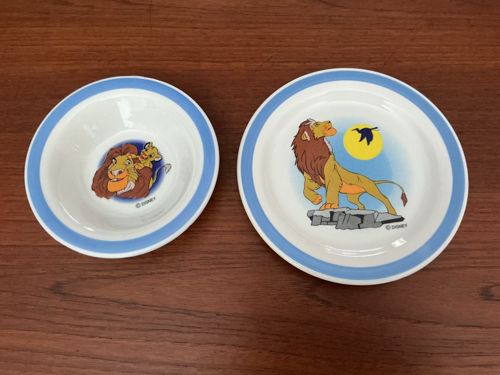 Disney The Lion King Eetset - Bord en Kom, Ophalen of Verzenden, Overige figuren, Zo goed als nieuw, Servies