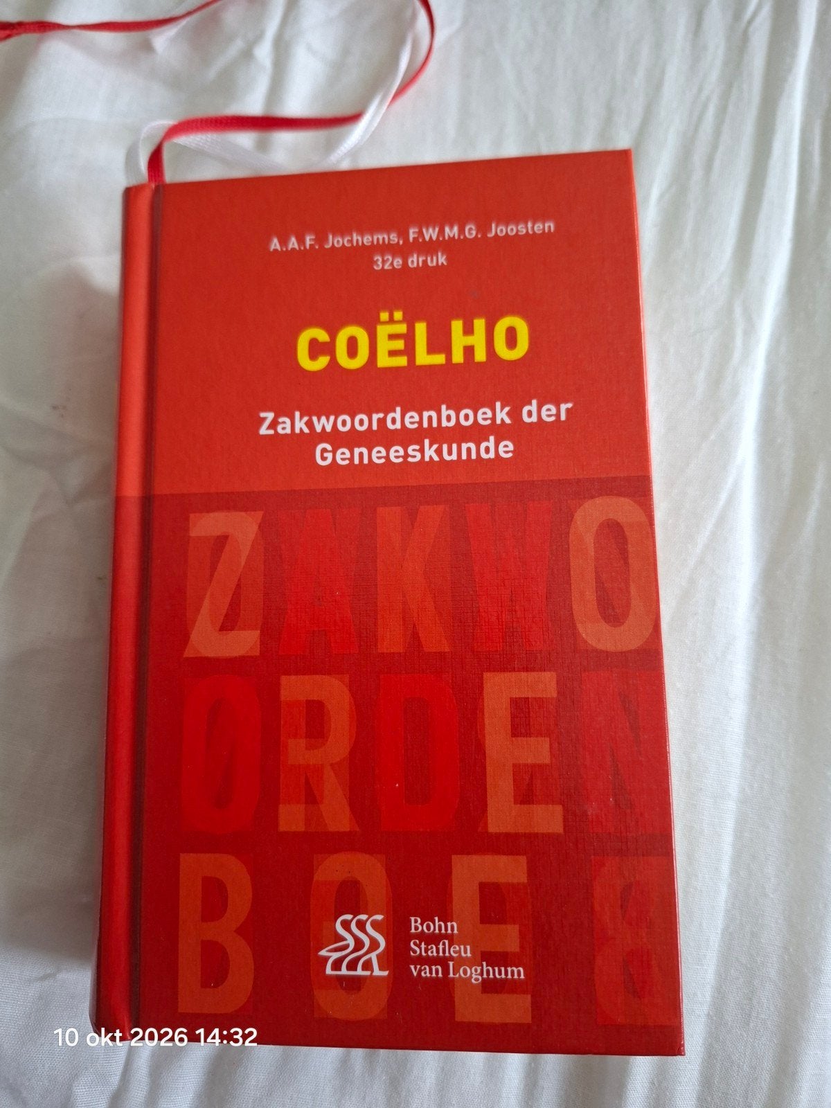Coëlho Zakwoordenboek der Geneeskunde - 32e druk, Ophalen of Verzenden, Zo goed als nieuw, A.A.F. Jochems, F.W.M.G. Joosten, Natuurwetenschap