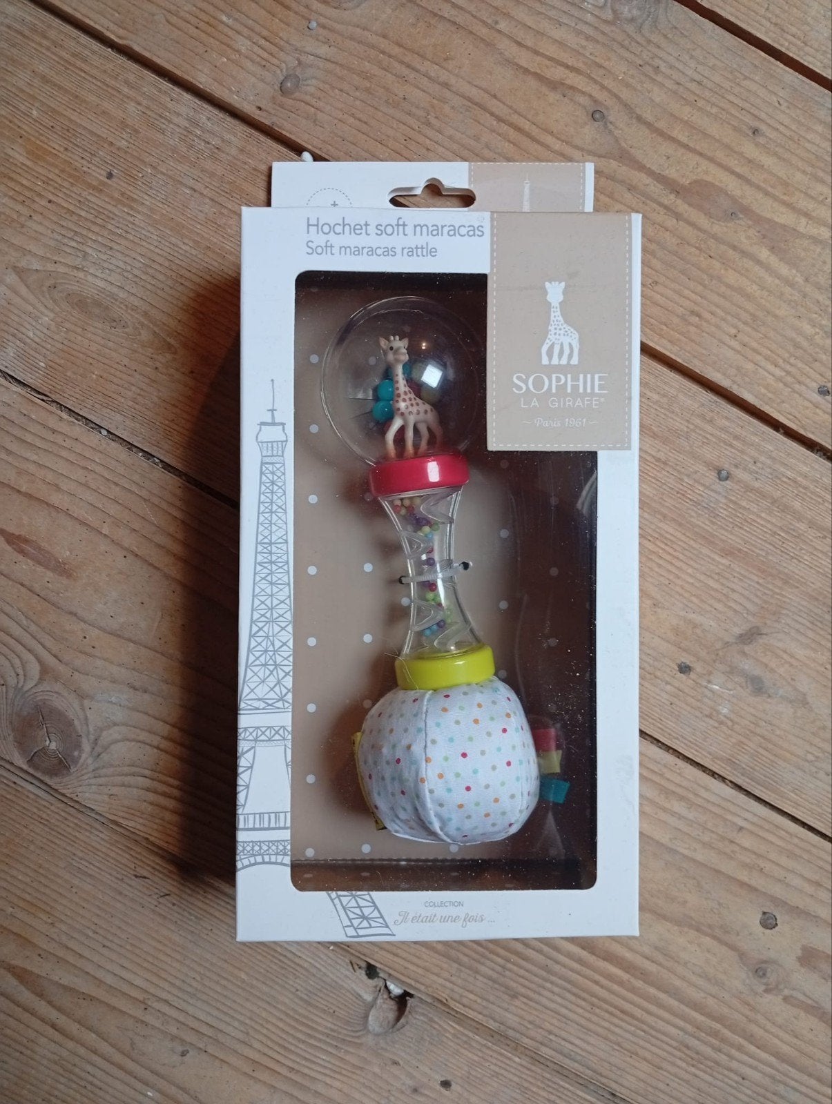 Sophie la giraf rammelaar en rammelaar bijtring nieuw, Ophalen of Verzenden, Nieuw, Rammelaar
