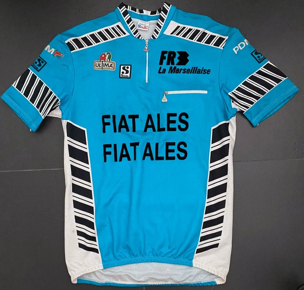 Wielertrui PDM–GP La Marseillaise – ADRIE VAN DER POEL –1988, Ophalen of Verzenden, Overige typen