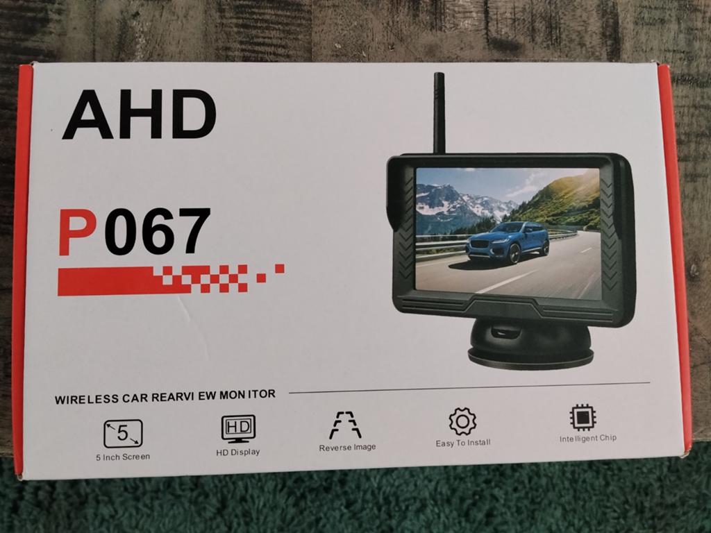 Draadloze achteruitrij camera en 5 inch HD scherm + voet, Ophalen of Verzenden, Nieuw