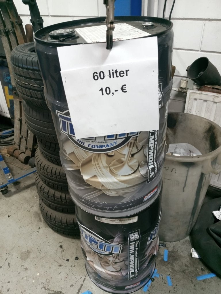 oliedrum 60 & 200 liter, Ophalen, Zo goed als nieuw, Vuurton