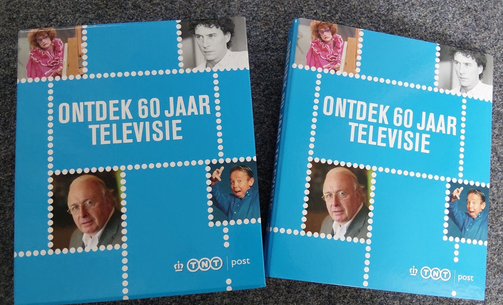 Album geïllustreerd 60 jaar televisie met 35 vel van 10