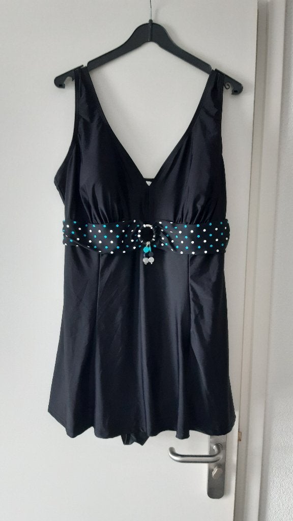 ULLA POPKEN BADPAK, ZWEMJURK, BADPAKJURK MT 56 NIEUW, Zwart, Nieuw, Ophalen of Verzenden, Ulla Popken