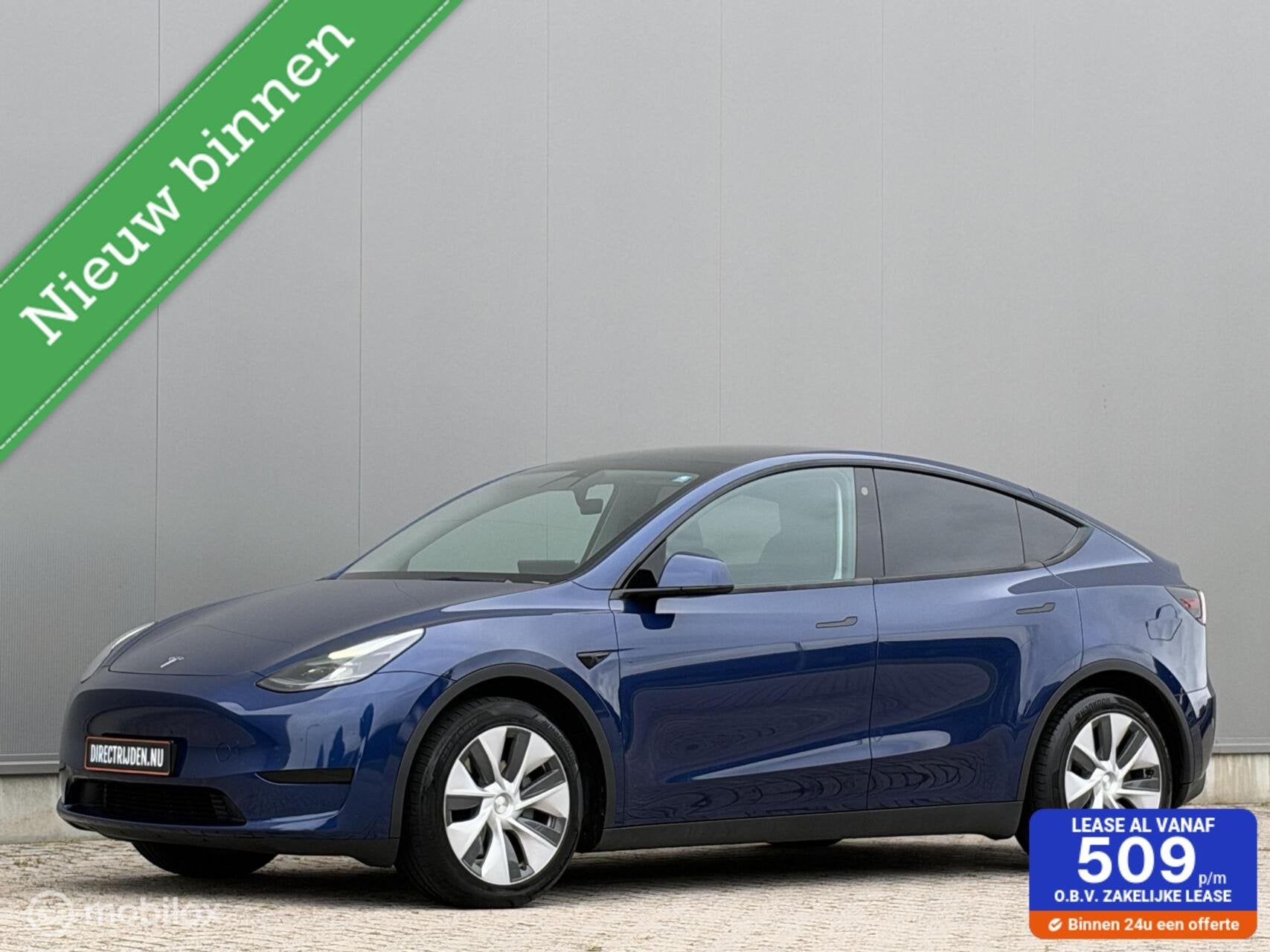 Tesla Model Y Standard Range LFP | 2023 | Trekhaak | SOH 93%, Auto's, Automaat, Achterwielaandrijving, Gebruikt, Zwart