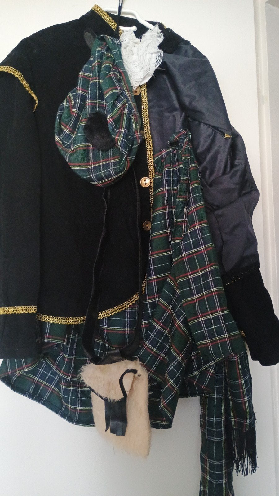 Schots herenpak. met kilt, Carnaval, Maat 56/58 (XL), Ophalen of Verzenden, Zo goed als nieuw