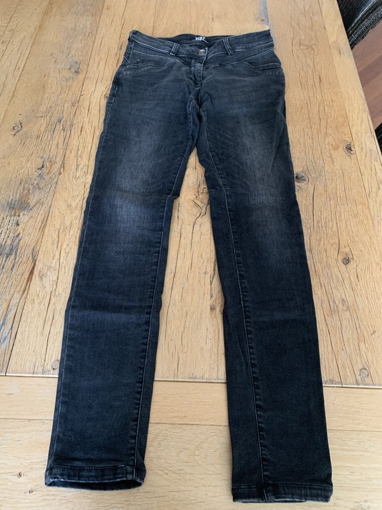 Skinny jeans donker antraciet ZIZO, Zizo, Overige kleuren, Ophalen of Verzenden, Zo goed als nieuw