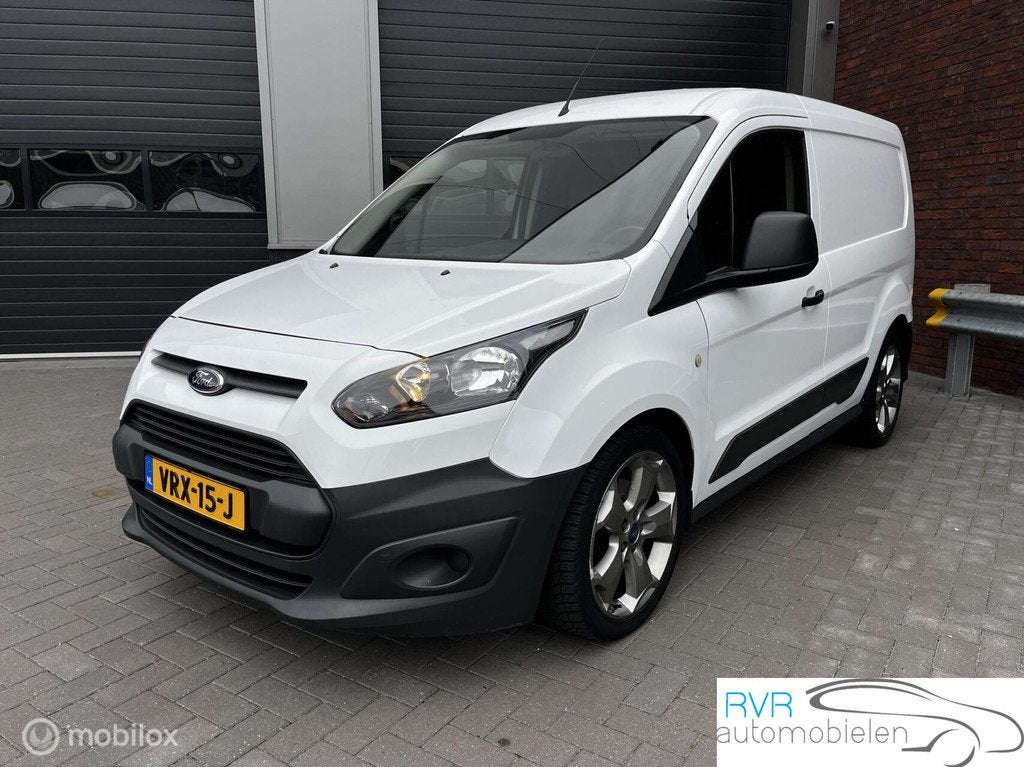 Ford Transit Connect 1.0 Ecoboost L1 AIRCO/CAMERA/CRUISE, Auto's, Bestelauto's, Euro 5, Gebruikt, Zwart, Wit