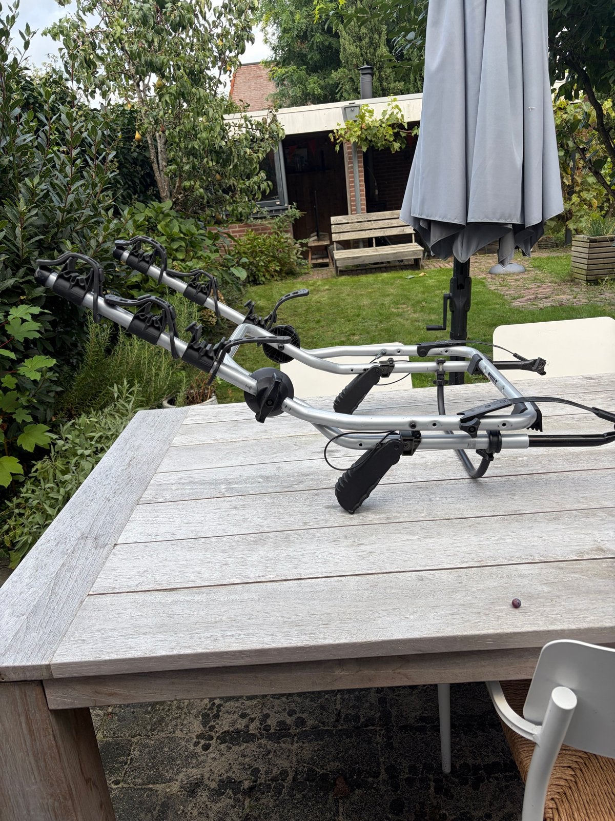 Thule ClipOn Fietsendrager, Auto diversen, Ophalen, 3 fietsen of meer, Zo goed als nieuw, Achterklepdrager