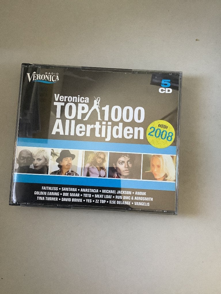 Veronica top 1000 allertijden,editie 2008 (5 cd’s), Ophalen of Verzenden, Zo goed als nieuw, Pop