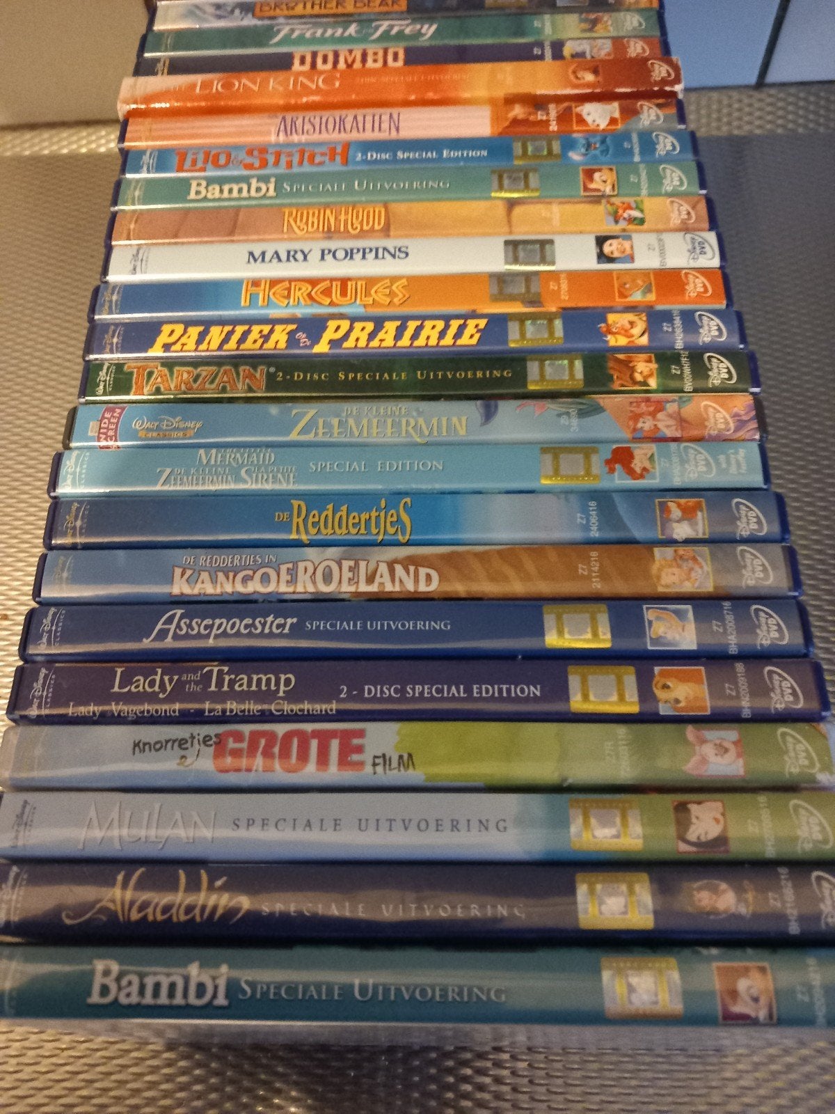 Te koop walt disney dvds, Cd's en Dvd's, VHS | Kinderen en Jeugd, Alle leeftijden, Ophalen, Zo goed als nieuw