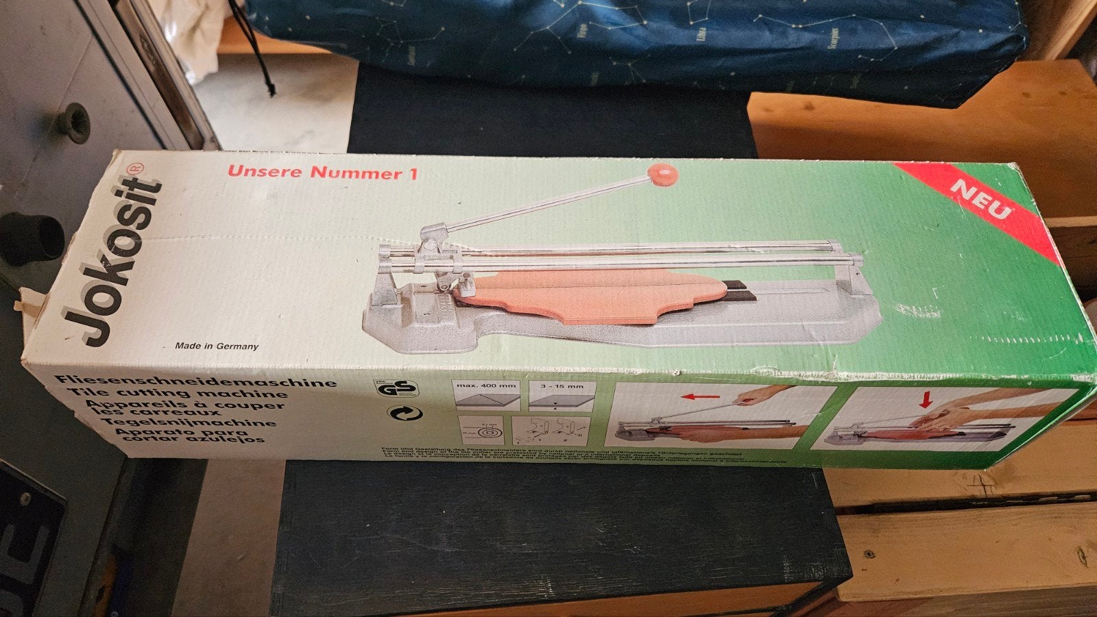 Tegelsnijmachine / tegelsnijder, Doe-het-zelf en Verbouw, Tegels, Ophalen, Overige materialen, Overige typen, Minder dan 20 cm