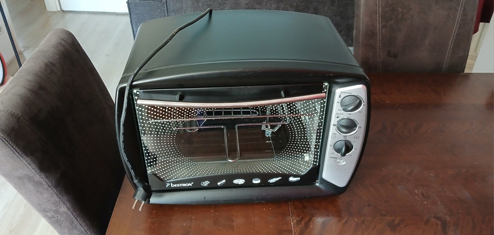 Bestron mini-oven, bakken, grillen, opwarmen., Ophalen, Zo goed als nieuw, Vrijstaand, Mini-oven