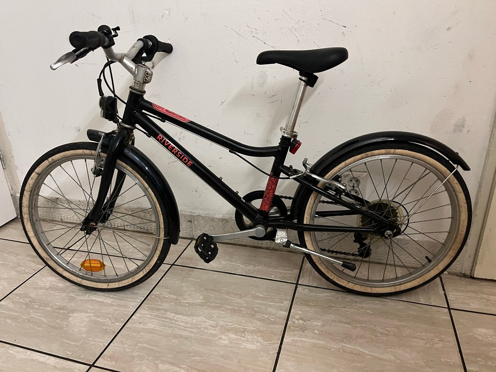 Riverside 500 jongensfiets - Zwart, 20 inch, Ophalen of Verzenden, Gebruikt, Overige merken, Versnellingen