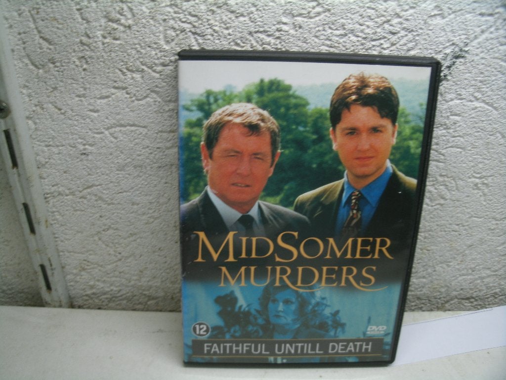 dvd 278b midsomer murders faithful untill death, Cd's en Dvd's, Vanaf 16 jaar, Ophalen of Verzenden, Zo goed als nieuw, Actiethriller