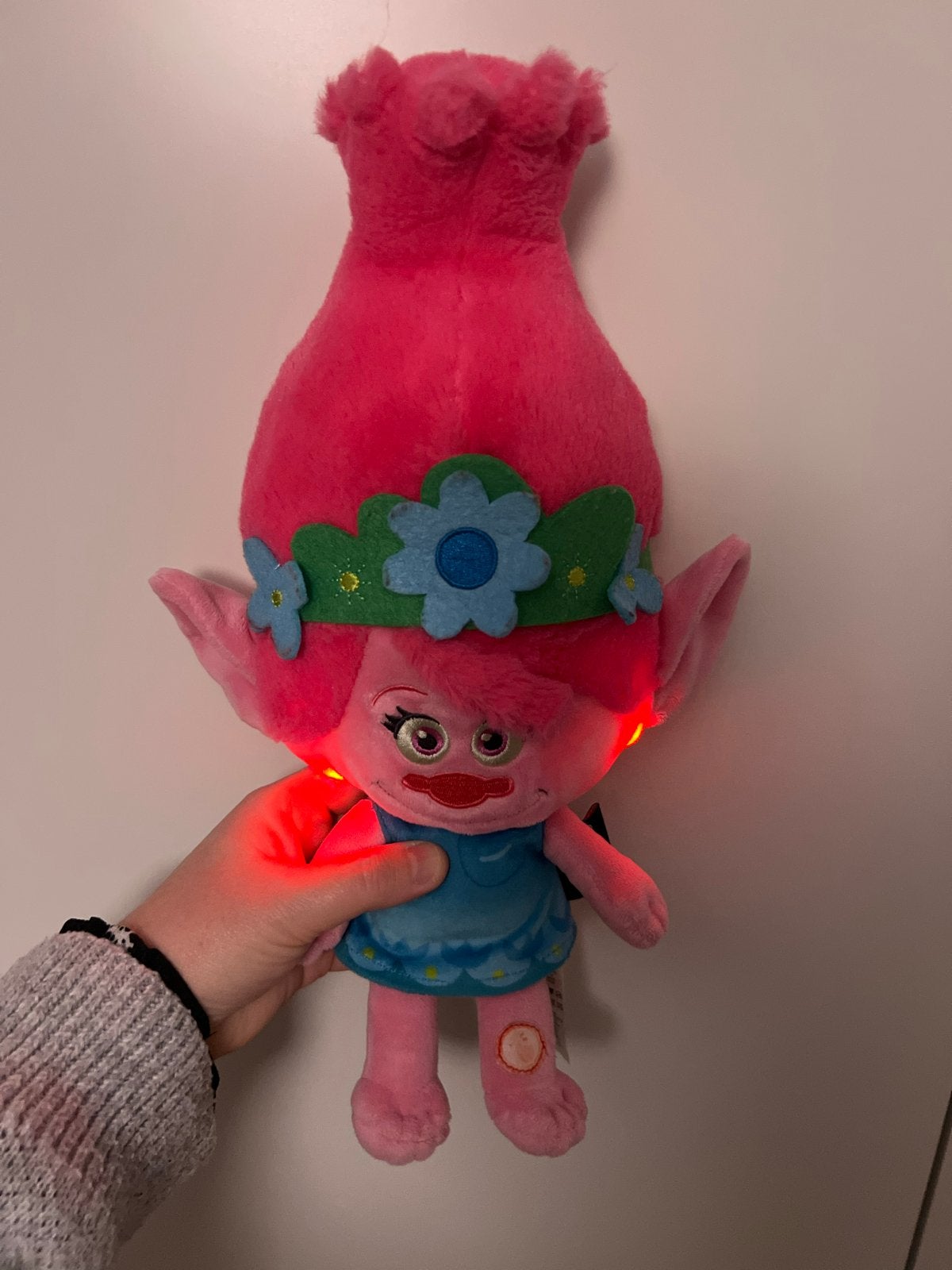 Nieuwe Trolls Poppy knuffel met licht, Overige karakters, Met licht, Nieuw, Ophalen of Verzenden