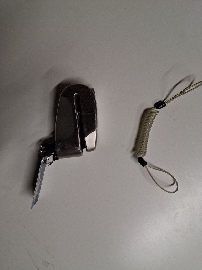 ABUS XPlus schijfrem slot, Motoren, Ophalen of Verzenden, Gebruikt