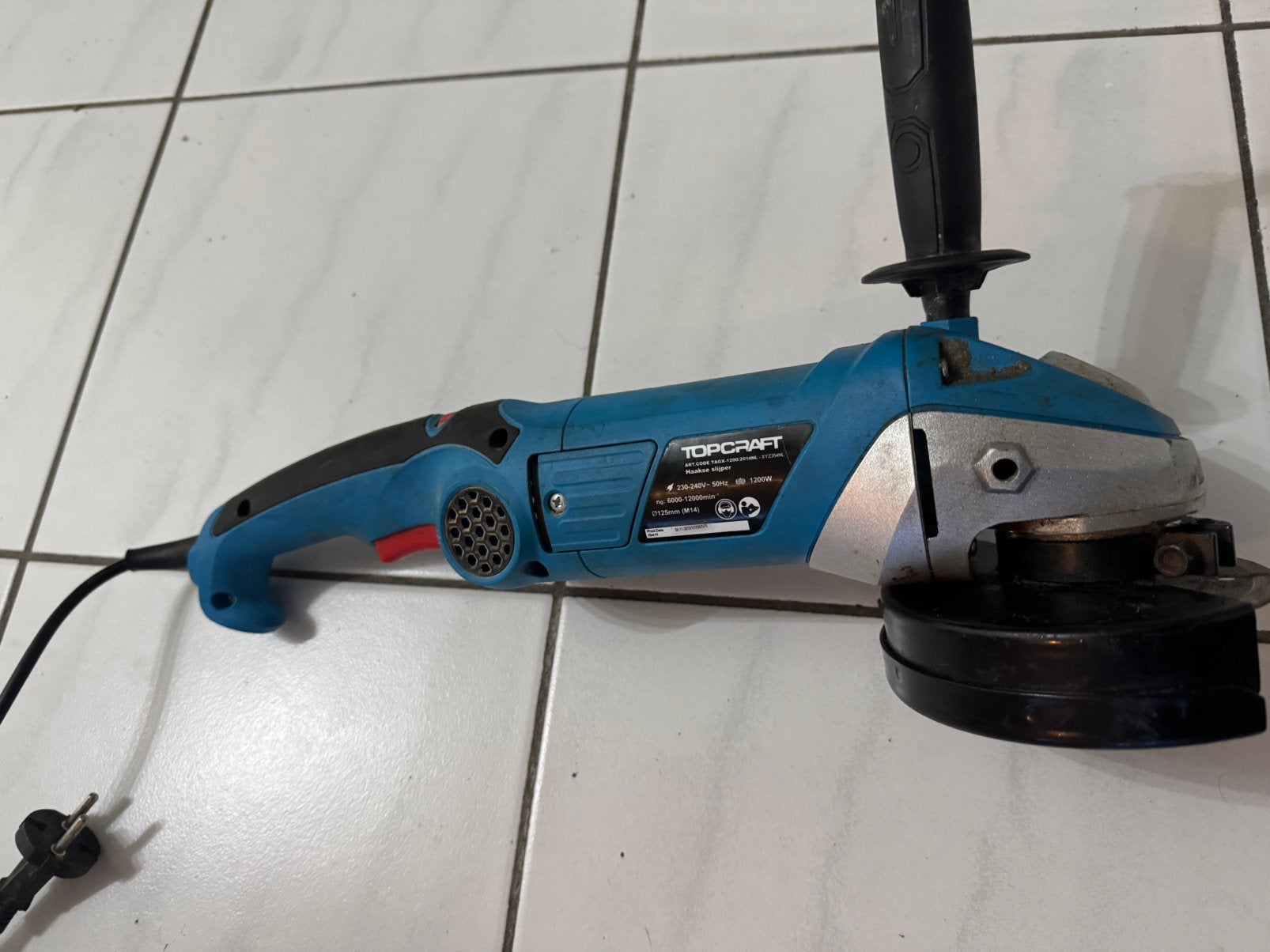 Slijptol te koop, Ophalen, Zo goed als nieuw, Minder dan 700 watt, Haakse handslijpmachine