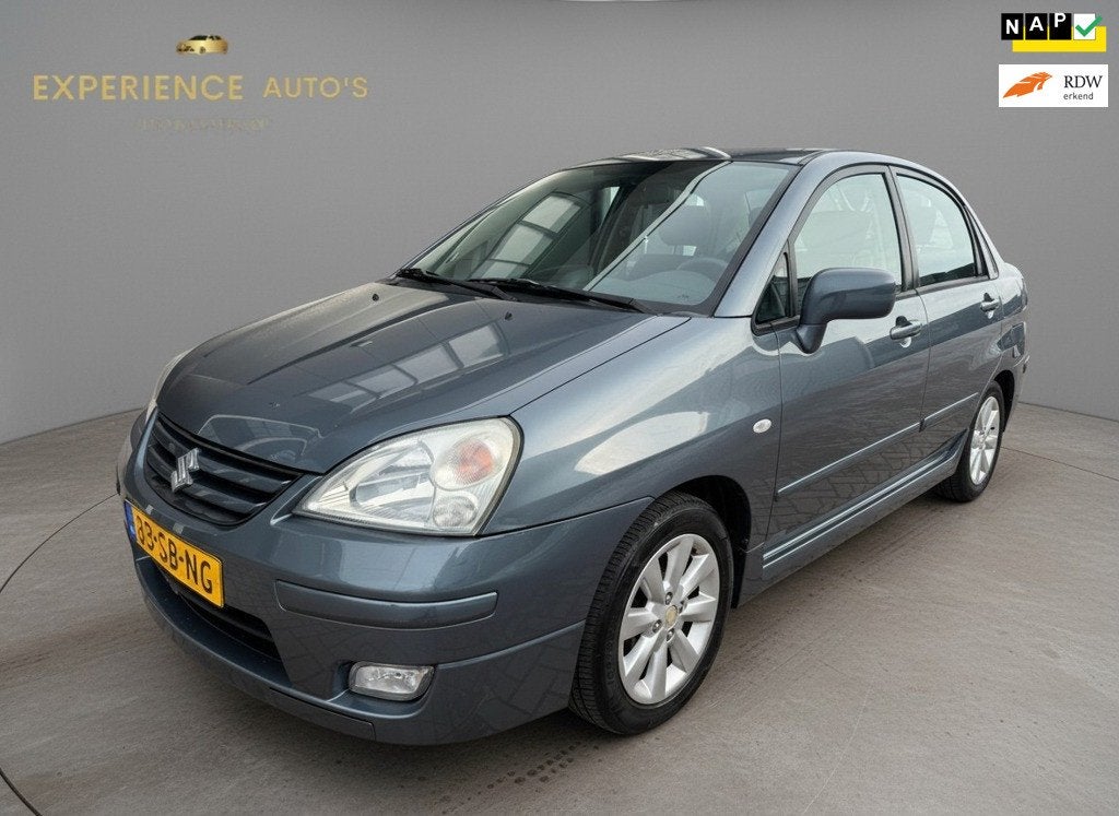 Suzuki Liana 1.6 Exclusive/AIRCO/MET NW APK/ELEK PAKKET, Auto's, Voorwielaandrijving, Gebruikt, Zwart, 4 cilinders