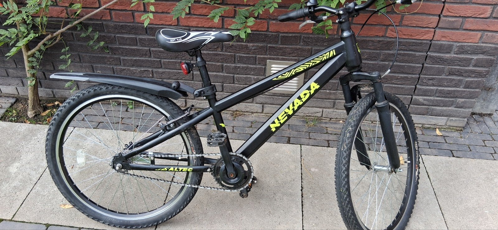 Altec Nevada mountainbike 24 inch, Gebruikt, Velgrem, Geen vering, Ophalen