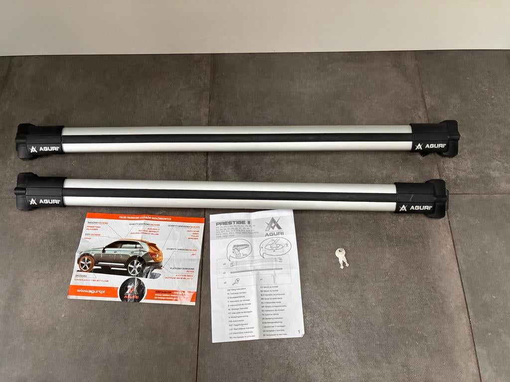 Dakdragers aguri prestige II p8, Ophalen, Zo goed als nieuw