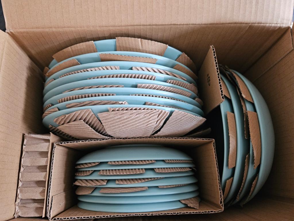 Ikea borden mat groen, Gebruikt, Ophalen of Verzenden, Bord(en), Overige stijlen