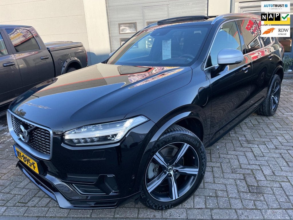 Volvo XC90 2.0 T8 TWIN ENGINE AWD R-DESIGN SPORT PANO LEER 2, Auto's, Volvo, Gebruikt, 1969 cc, 7 stoelen, Bedrijf