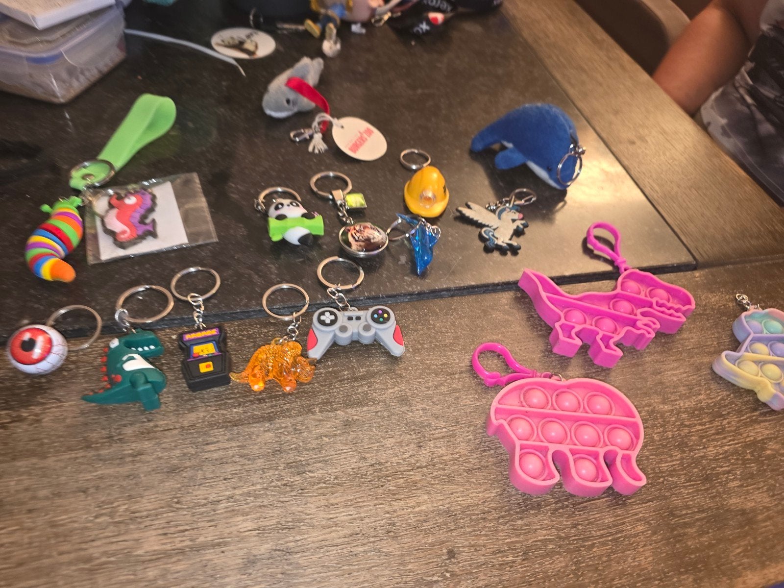 Diverse sleutelhangers - Pop-its, dieren, games en meer!, Ophalen of Verzenden, Gebruikt, Dier of Natuur