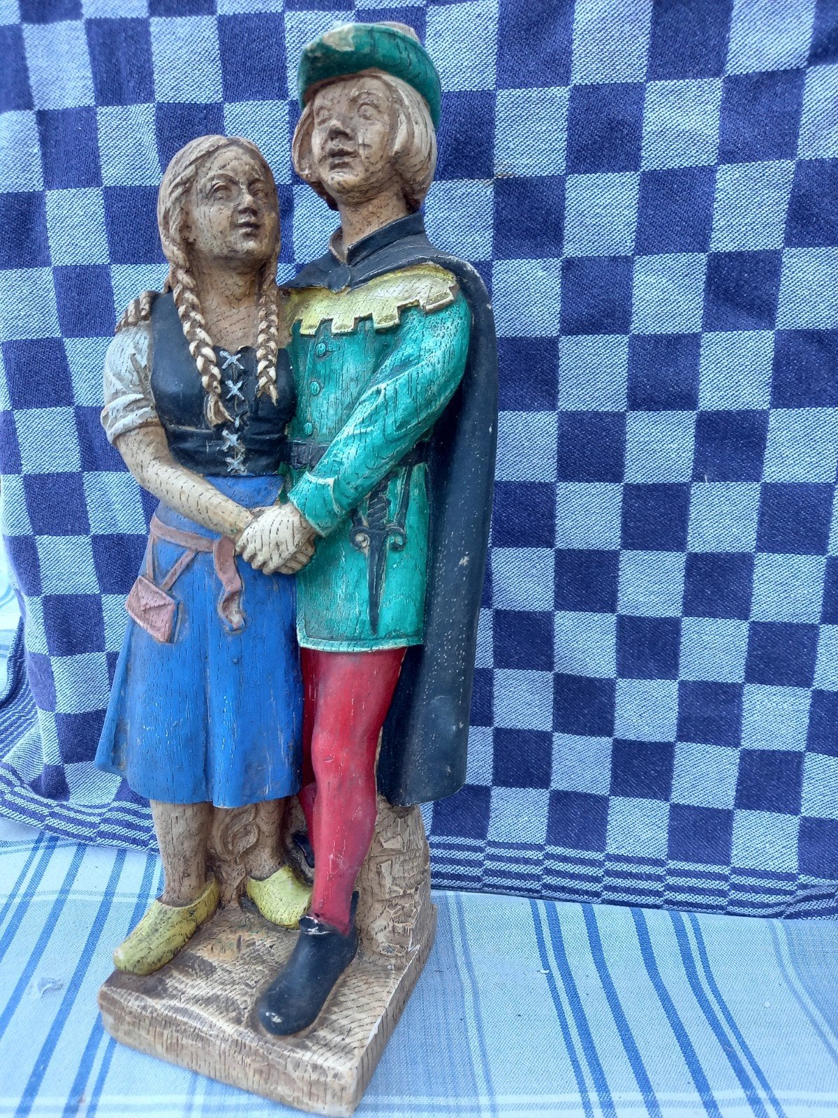 Frans beeld gesigneerd, Ophalen of Verzenden, 1:35 tot 1:50
