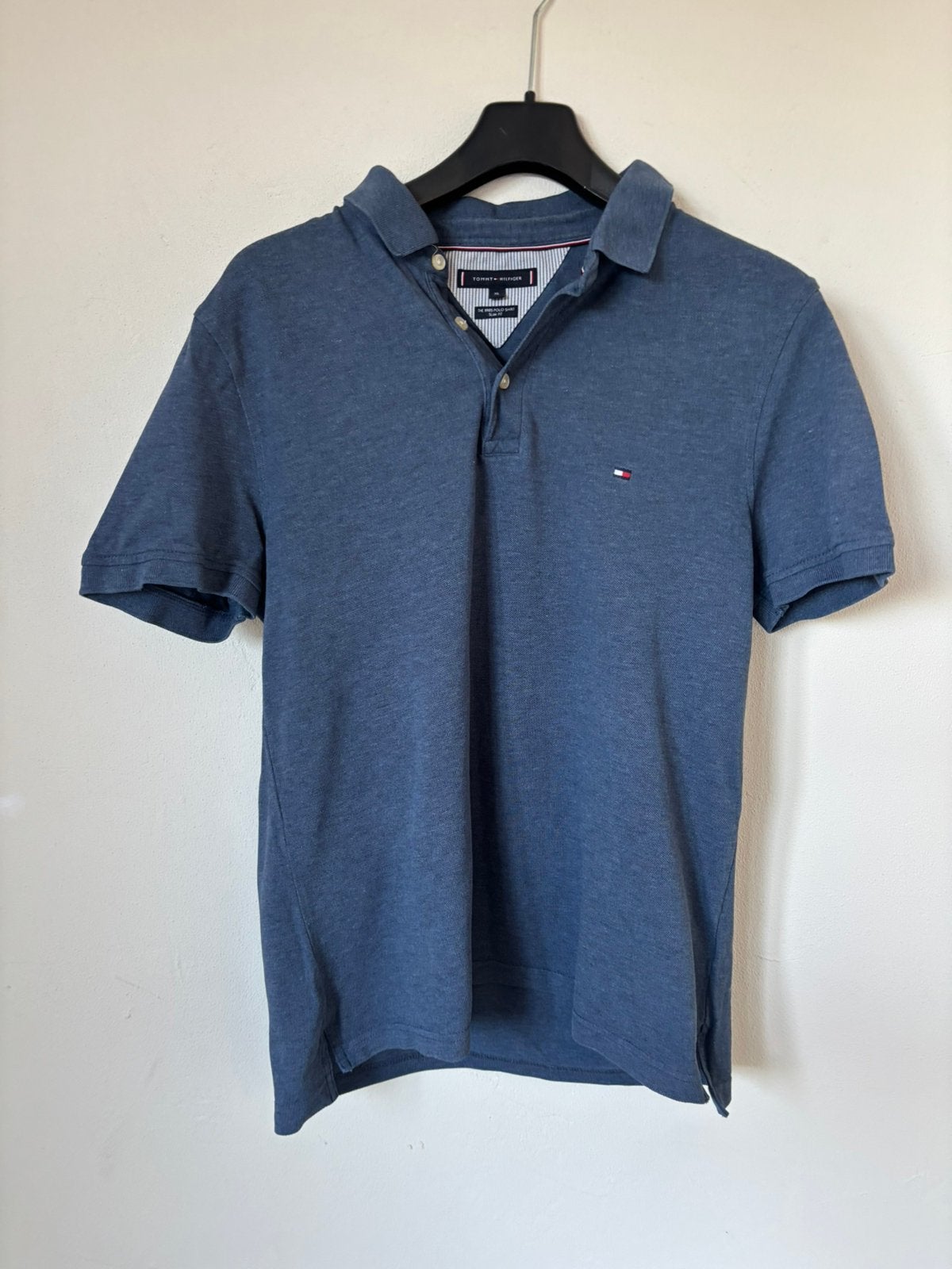 Mooie Tommy Hilfiger polo maat XL, Kleding | Heren, Polo's, Verzenden, Zo goed als nieuw, Maat 56/58 (XL), Blauw